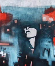 Marga, 120x140 cm, mix med. on canvas, 2019  ABSENCE