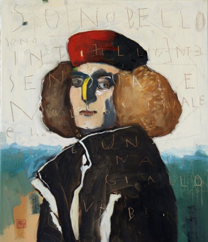 Sono bello! | 2019 
60 x 50 cm | oil on canvas | olej na płótnie 